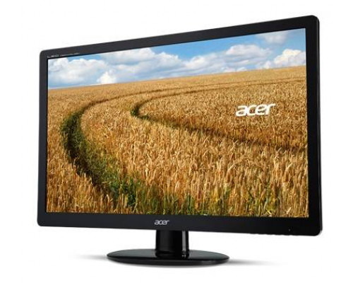 МОНИТОР 23" Acer S230HLBbd black (LED, LCD, Wide 1920x1080, 5 ms, 90°/50°, 200 cd/m, 100`000`000:1, +DVI)
